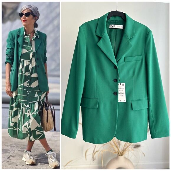 Straight Cut Wool Blazer New - Picture 1 of 7